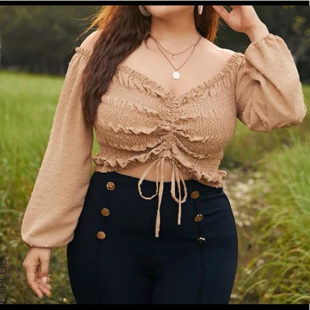 Long sleeve Crop Top